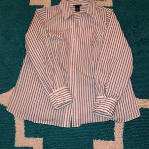 Lane Bryant Striped Shirt Size 18